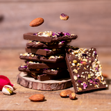 Deep Milk Chocolate 30% Almonds & Pista - 50g/100g/200g