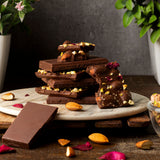 Deep Milk Chocolate 30% Almonds & Pista - 50g/100g/200g
