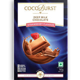 Deep Milk Chocolate Strawberry Flavour - 50g/100g/200g