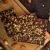 Deep Milk Chocolate 30% Almonds & Pista - 50g/100g/200g