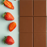 Deep Milk Chocolate Strawberry Flavour - 50g/100g/200g