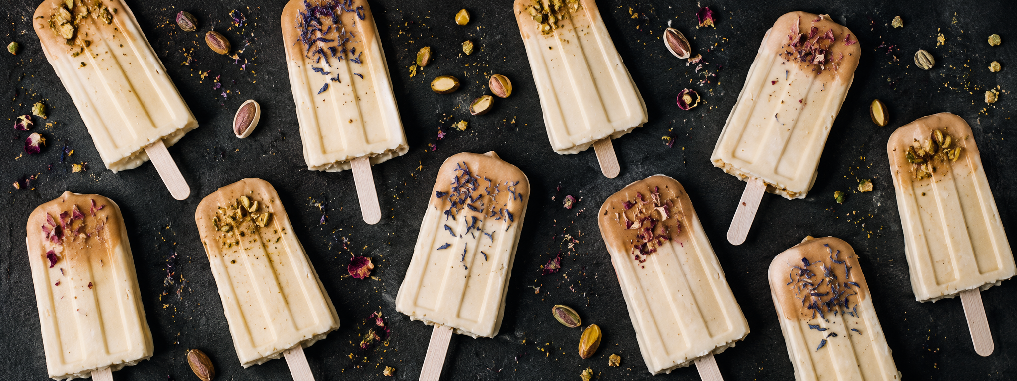 White Chocolate Almond Popsicle