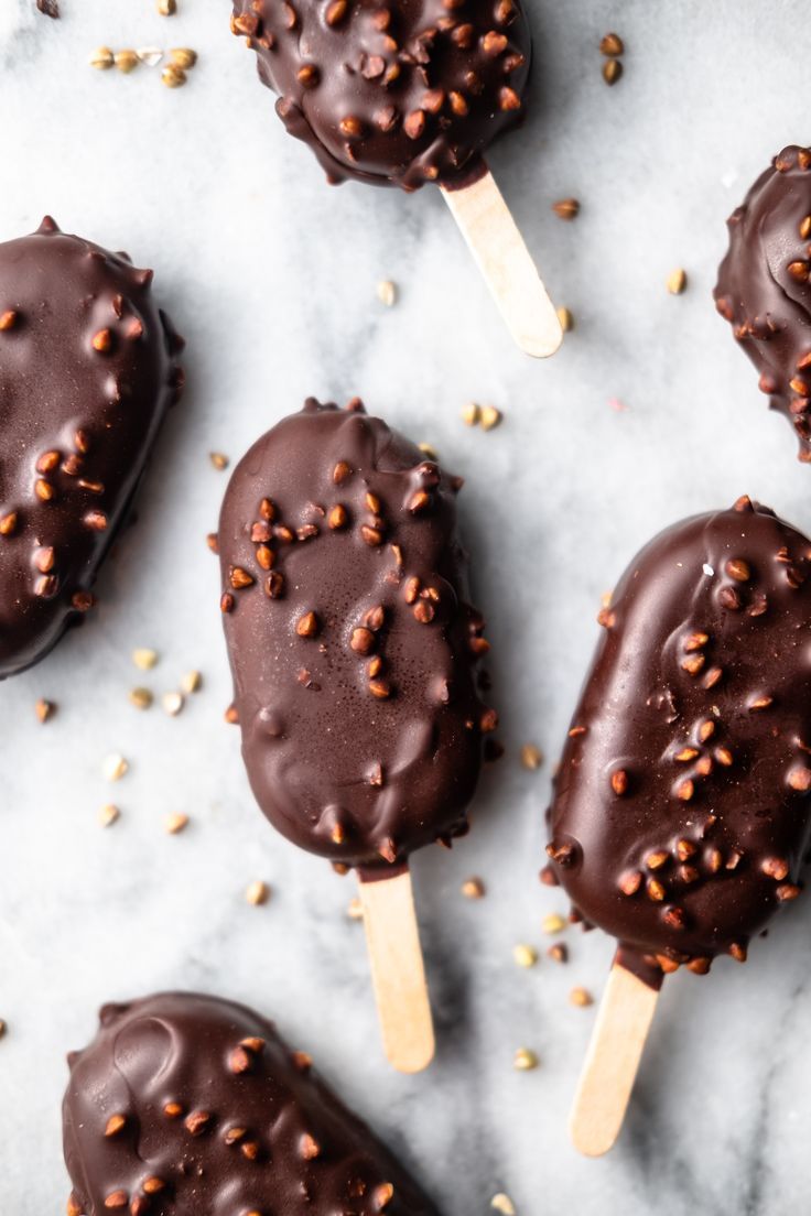 Homemade MAGNUM Almond Swirl Ice-Cream