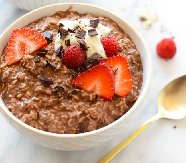 Strawberry Chocolate Overnight Oats!