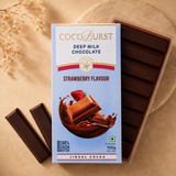 Deep Milk Chocolate Strawberry Flavour