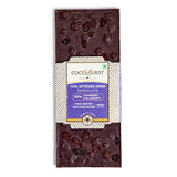 70% Intense Dark Chocolate 30% Cranberry & Blueberry
