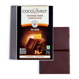 70% Intense Dark Chocolate || Orange Flavour