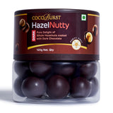 Dark Hazelnutty Whole Hazelnuts || Dark Chocolate Coating - 120g