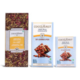 Deep Milk Chocolate || 30% Almond & Pista