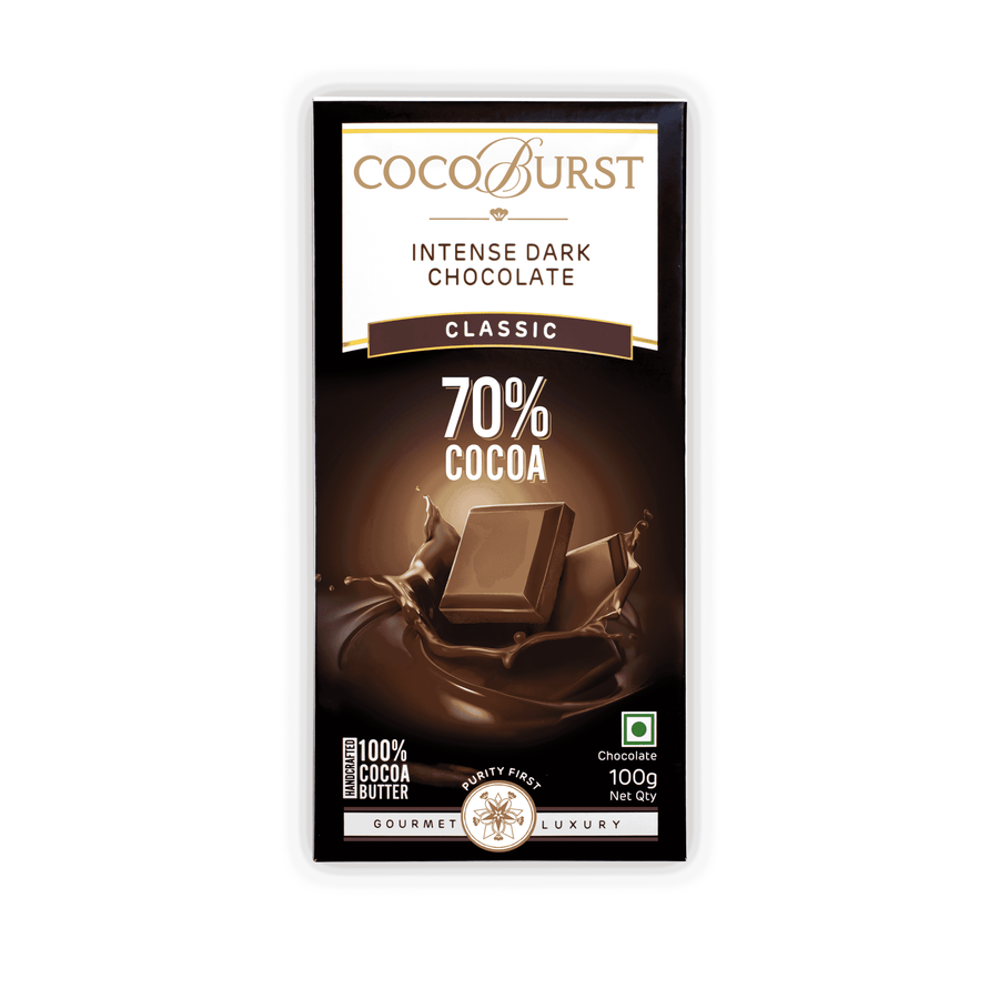 70% Cocoa Intense Dark Chocolate Classic - 100g/200g