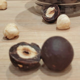 HazelNutty - Whole  Hazelnuts Coated with Dark Chocolate