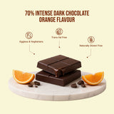 70% Intense Dark Chocolate || Orange Flavour