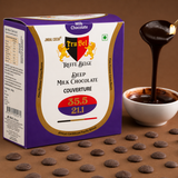Deep Milk Chocolate Couverture Buttons || 35.5% Cocoa, 21.1% Milk Solids (500g)