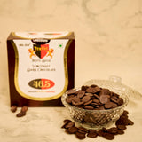 Semi-Sweet Dark Chocolate || Couverture Buttons – 46.5% (500g)