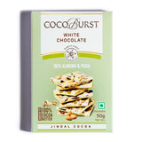 White Chocolate  || 30% Almond & Pista