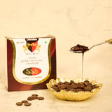 Super Dark Chocolate || Couverture Buttons – 55.5% (500g)