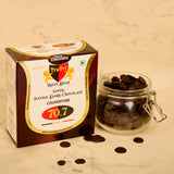 Intense Dark Chocolate || Couverture Buttons – 70.7% (500g)
