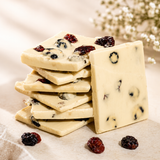 White Chocolate 30% Cranberry & Blueberry