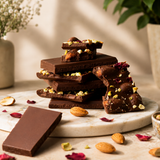 Deep Milk Chocolate || 30% Almond & Pista