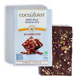 Deep Milk Chocolate || 30% Almond & Pista