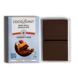 Deep Milk Chocolate Strawberry Flavour