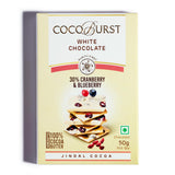 White Chocolate 30% Cranberry & Blueberry