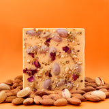 White Chocolate  || 30% Almond & Pista