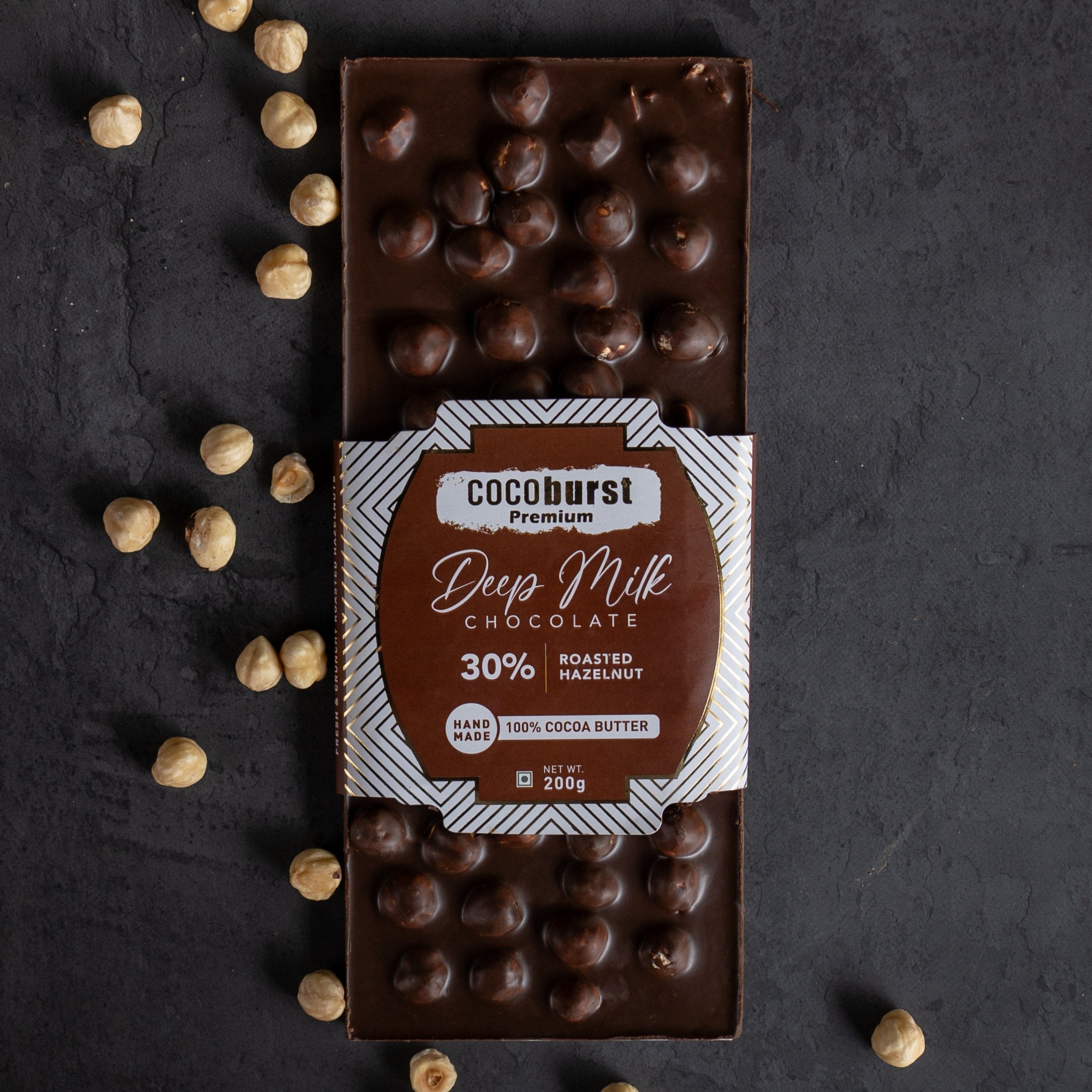 Deep Milk Chocolate 30% Hazelnut -  100g/200g