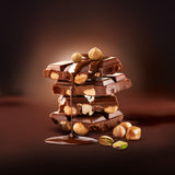 70% Intense Dark Chocolate 30% Hazelnut & Pista - 100g/200g