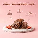 Deep Milk Chocolate || Strawberry Flavour