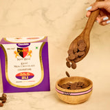 Deep Milk Chocolate Couverture Buttons || 35.5% Cocoa, 21.1% Milk Solids (500g)