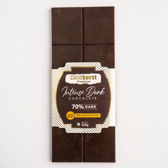 70% Cocoa Intense Dark Chocolate Classic - 50g/100g/200g