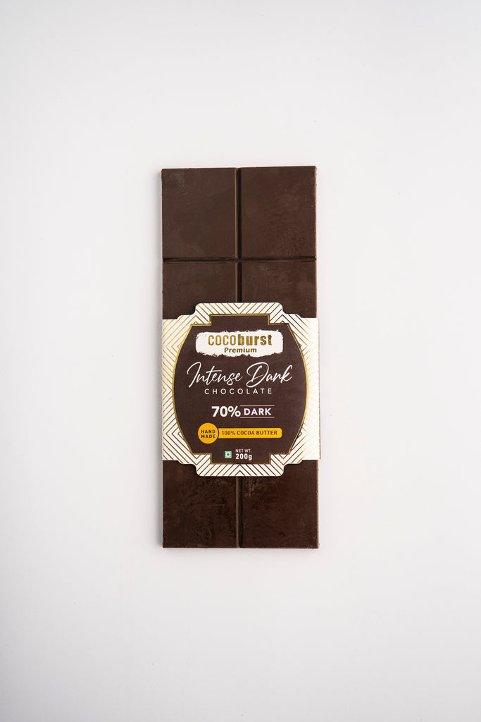 Intense Dark Plain Chocolate - 200gms