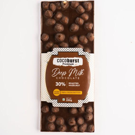 Deep Milk Chocolate 30% Hazelnut -  100g/200g